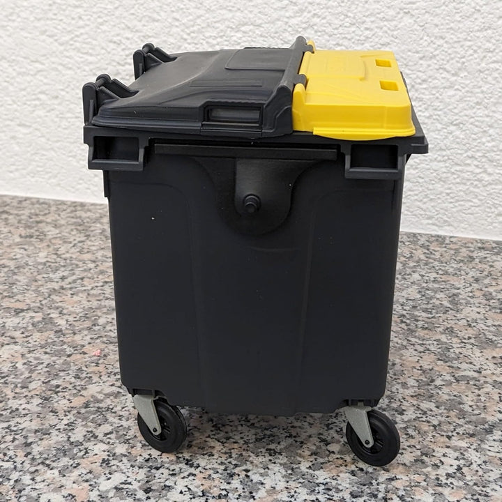 Sulo Mini Mülltonne Container 1100L Nachbildung | Tisch-Mülleimer Klein | Desktop Büro Schreibtisch