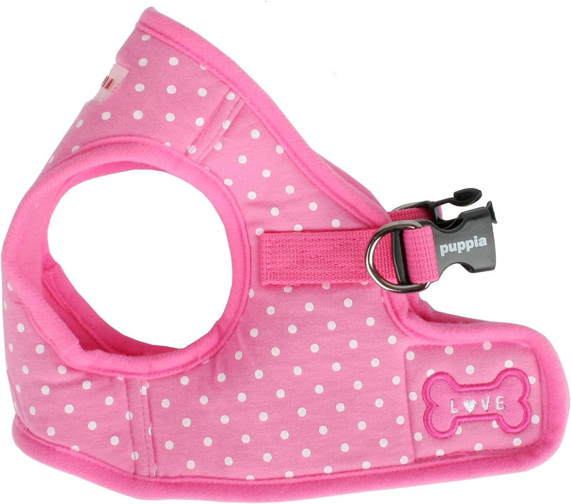 Puppia Dotty Harness B Hundegeschirr, Grösse L, Rosa rose Large, rose Large