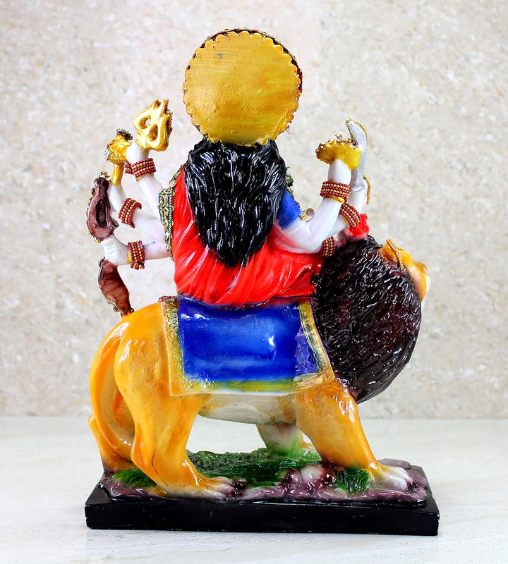 eSplanade Resin Maa Durga MATA Rani Sherawali Murti Idol Statue Sculpture (1561AJ), 1561AJ
