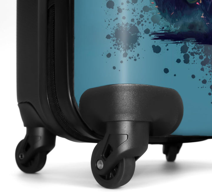 NoBoringSuitcases.com® Kinderkoffer Koffer Kinder Jungen Trolley Handgepäck Reisekoffer mit Rollen M