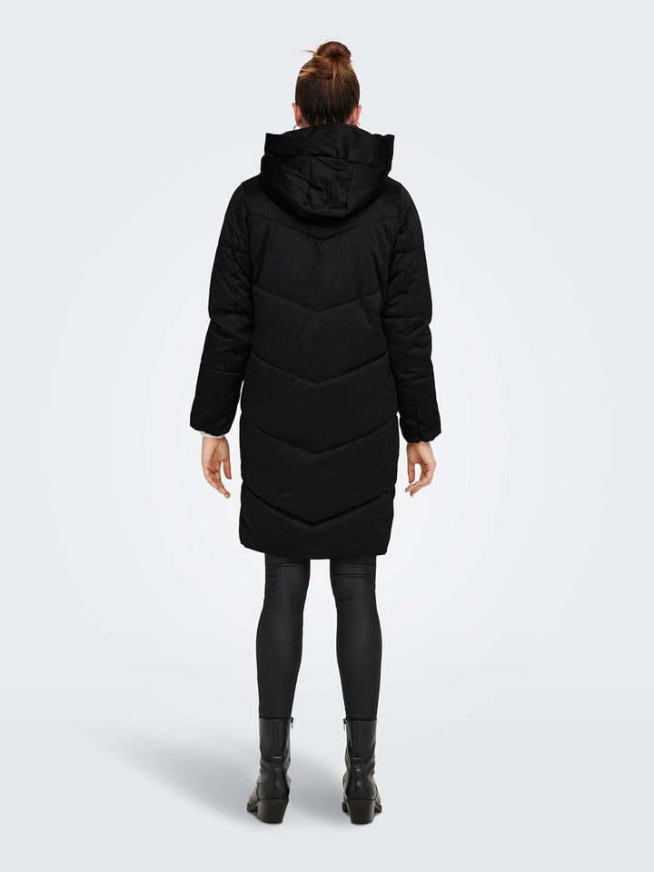 Jacqueline de Yong Female Steppmantel JDYMUSTANG Steppmantel XS Schwarz, XS Schwarz