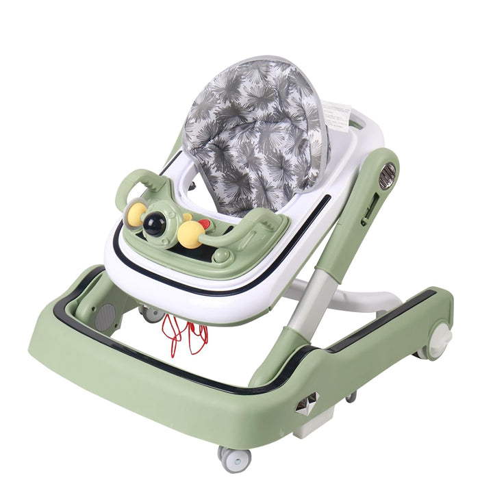 5-in-1 Lauflernhilfe für Babys, mit verstellbaren Höhen, Gehfrei Babywalker ab 6 Monate, bis zu 25 k