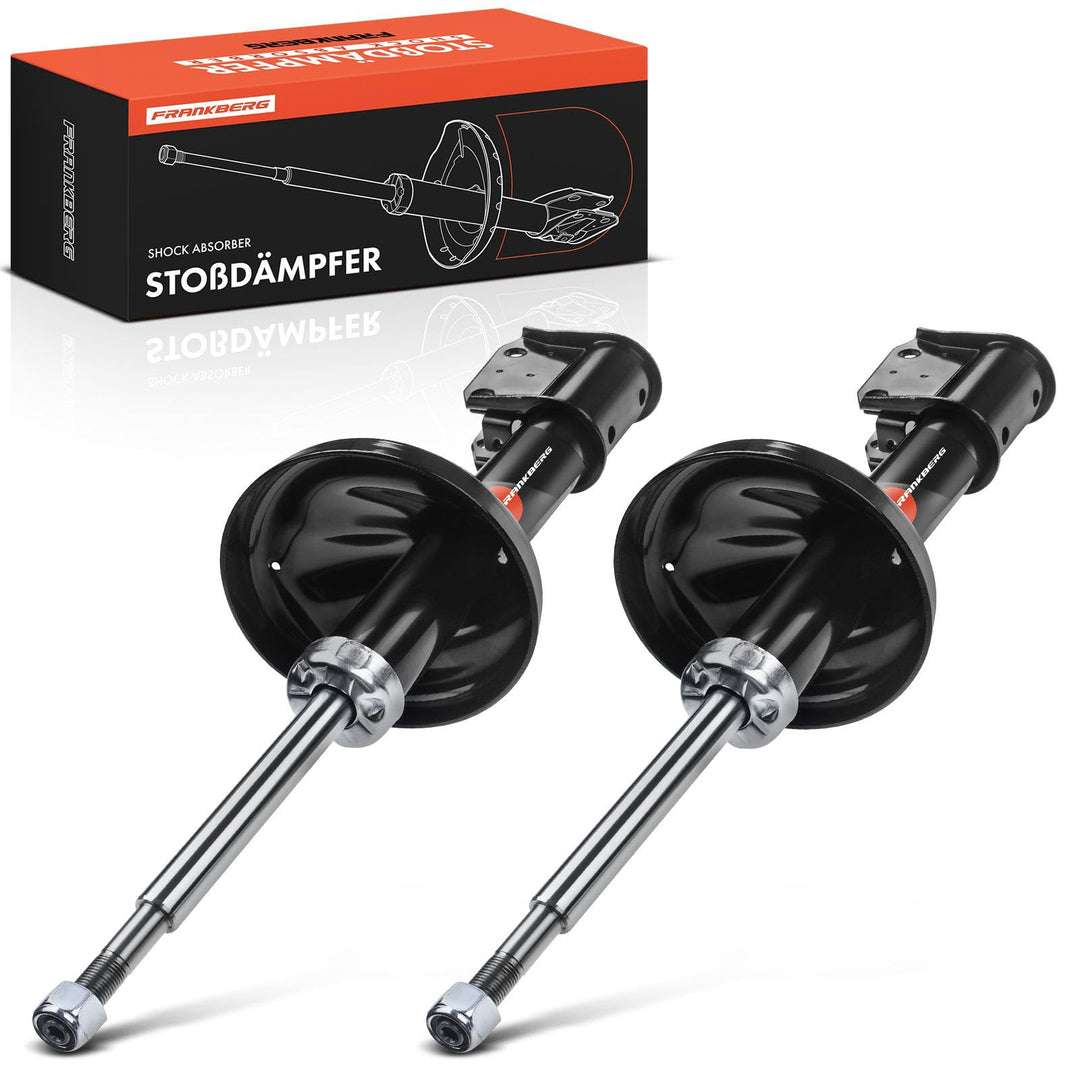 Frankberg 2x Federbein Stossdämpfer Gasdruck Vorne für Clio II BB, CB SB0/1/2 Schrägheck Kasten 1.1L