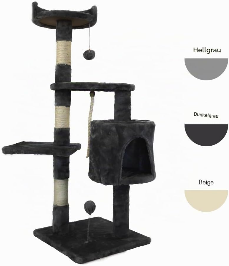 Mobiclinic® Pets, Kratzbaum, Modell Silvestre, Europäische Marke, Grösse: Medium, Zum Klettern, 3 Hö