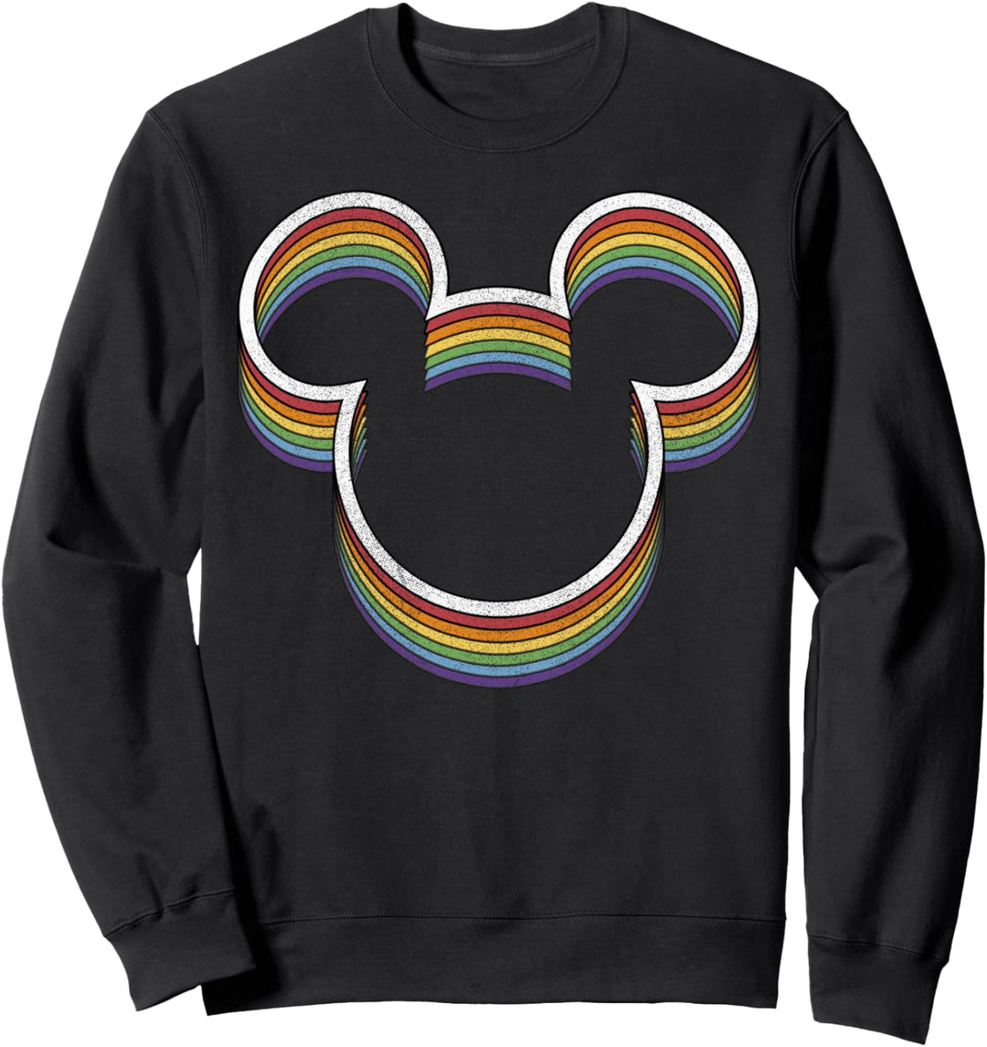 Disney Mickey And Friends Pride Rainbow Ears Sweatshirt