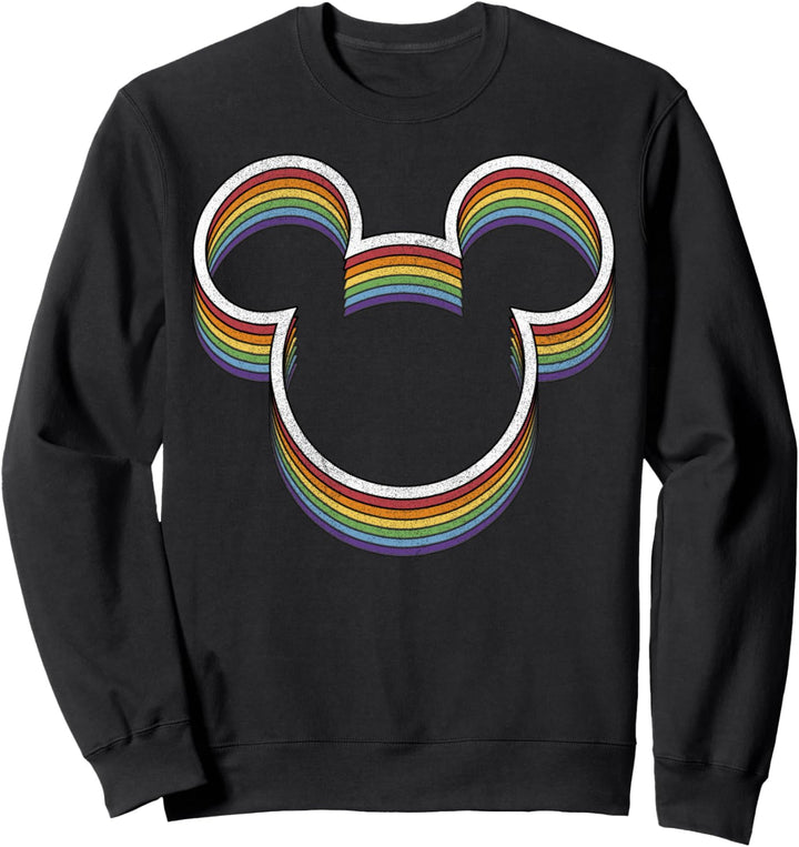 Disney Mickey And Friends Pride Rainbow Ears Sweatshirt