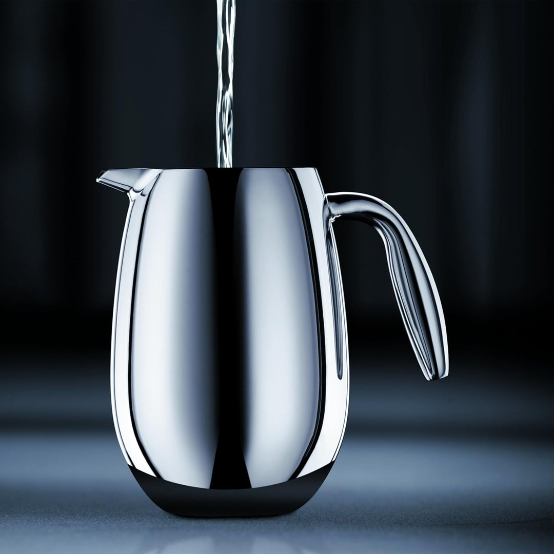 Bodum Doppelwandiger French Press Columbia - 1,5L / 12 Tassen - Edelstahl Matt - Spülmaschinenfest K