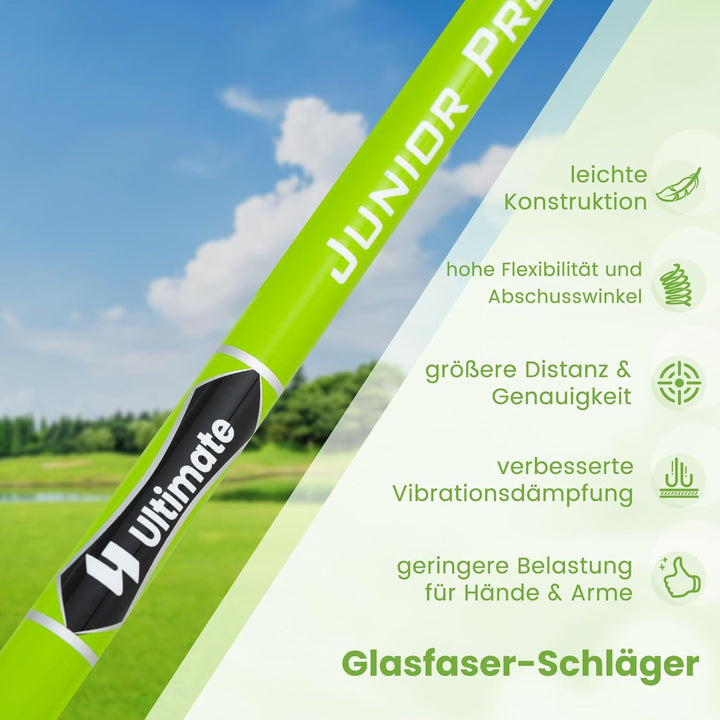 COSTWAY Golf Eisen 7 für Kinder, Golf-Eisen Einzel aus Aluminium für Rechtshänder, Kinder Golfschläg