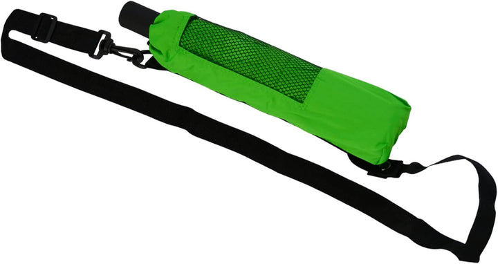 iX-brella Trekking XL Taschenschirm 115 cm gross mit Umhängetasche neon green, neon green