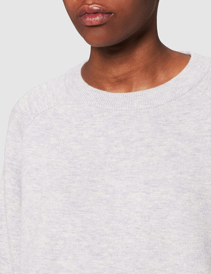 BOSS Damen C_faldaria Pullover L Medium Grey38, L Medium Grey38