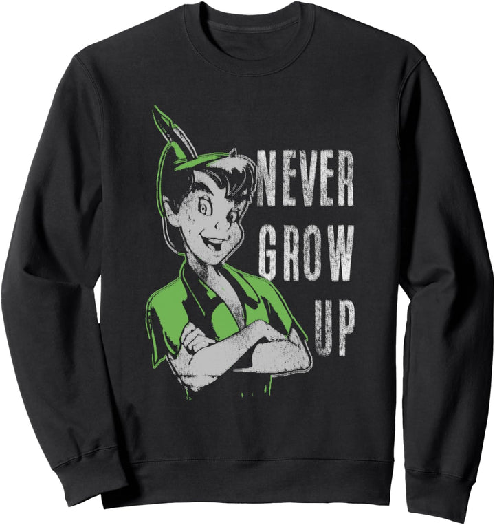 Disney Peter Pan Never Grow Up Vintage Portrait Sweatshirt