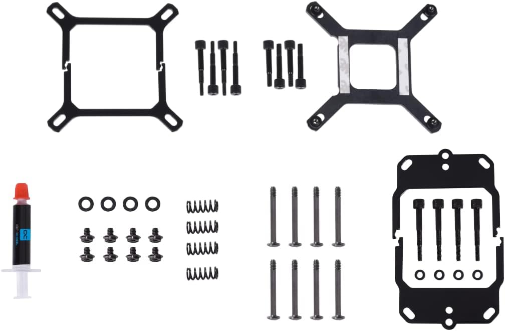 Alphacool 13051 Core Ocean T38 AIO 240mm Multi-kompatibler All-in-One CPU AIO Wasserkühler, kompatib