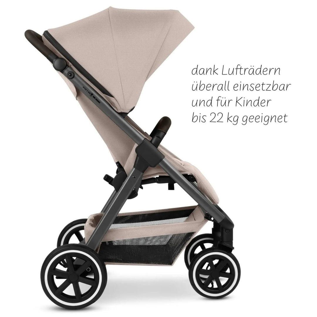 ABC Design Avus 2 Air – Buggy & Sportwagen mit Luftreifen, Einhand-Faltung, höhenverstellbarem Schie