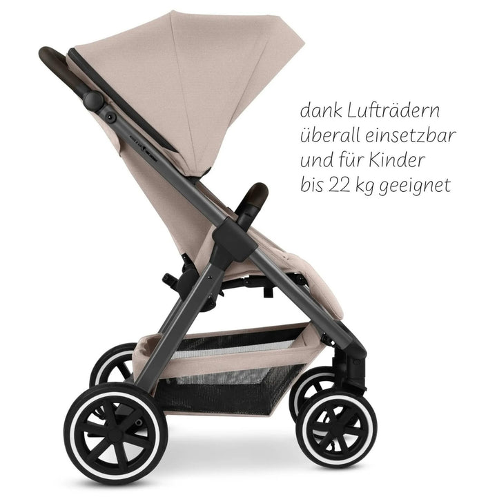ABC Design Avus 2 Air – Buggy & Sportwagen mit Luftreifen, Einhand-Faltung, höhenverstellbarem Schie