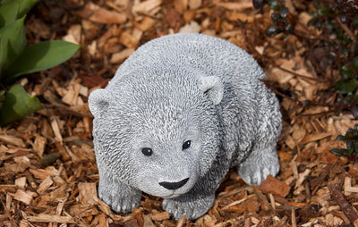 stoneandstyle Steinfigur Bär Bärchen, Frost- und wetterfest bis -30°C, massiver Steinguss