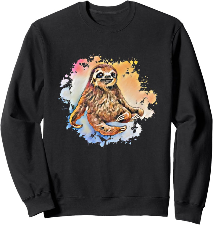 Faultier Motiv coole Trendtiere süsse bunte Faultiere Sweatshirt
