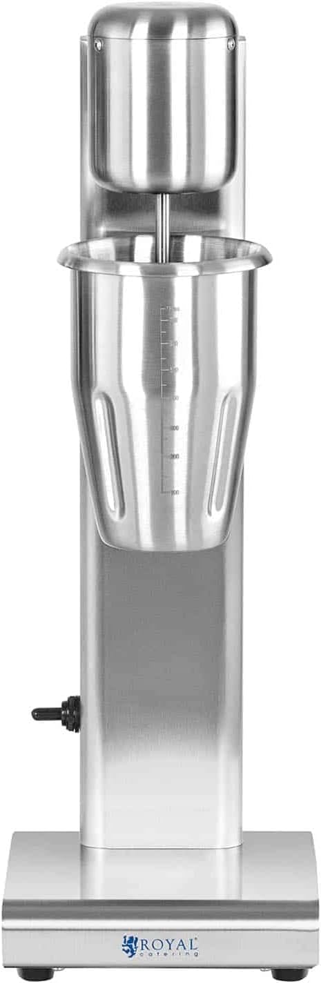 Royal Catering RCPMS-80S Milchshaker 1 l 15.000 U/min Edelstahl Standmixer Hochleistungsmixer