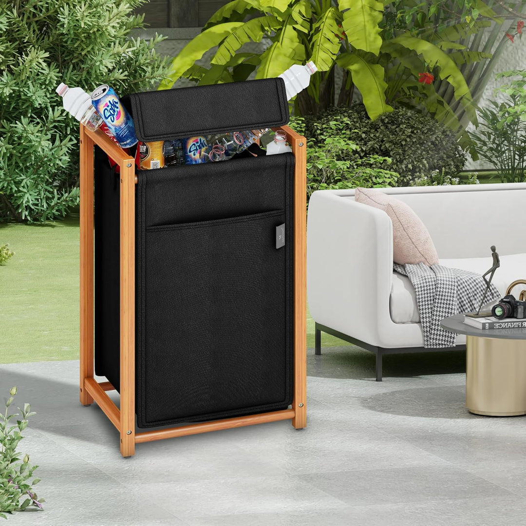 ADEL DREAM 80L Pfandflaschen Sammelbehälter mit Deckel Gross Pfandflaschen Aufbewahrung Behälter Lee