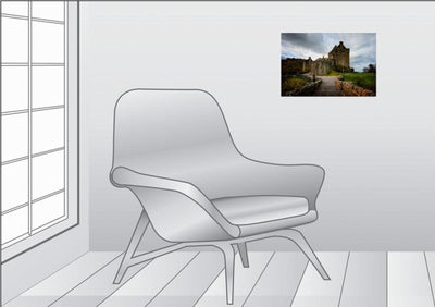 Premium Textil-Leinwand 45 x 30 cm Quer-Format Eilean Donan Castle, Schottland | Wandbild, HD-Bild a