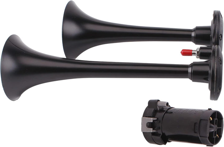 FARBIN Auto Horn 12V 150db Super Loud Air Horn, Dual Trompete Zug Horn Kit für LKW, LKW Horn mit Kom