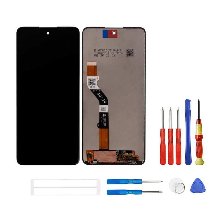 swark LCD Display Kompatibel mit Moto G60S & G60 & G51 & G40 Fusion (Schwarz ohne Rahmen) Touchscree