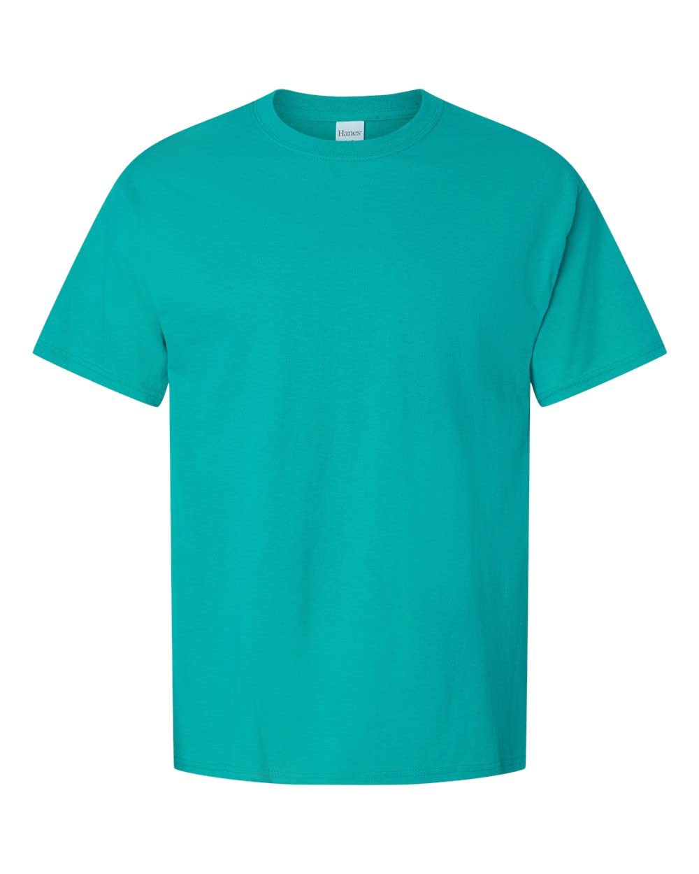 Hanes Herren Classics Rundhals T-Shirt Vorteilspack (6 Stück) S Athletic Teal, S Athletic Teal