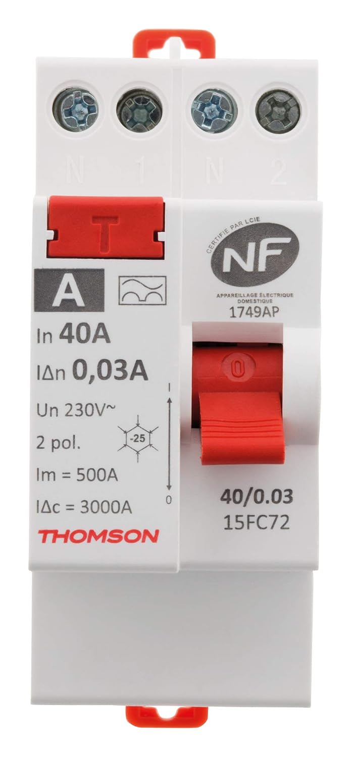 Thomson Differentialschalter mit Schraube, 40 A, Typ A NF