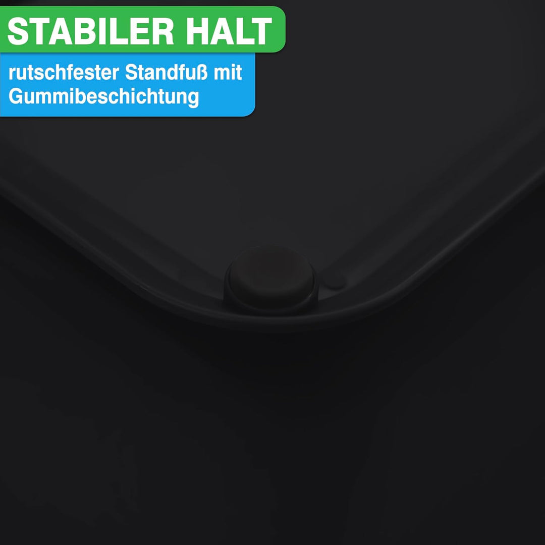 YourCasa Biomülleimer Küche 5L - Deckel mit Knopfdruck-Mechanismus- Komposteimer für alltäglichen Bi
