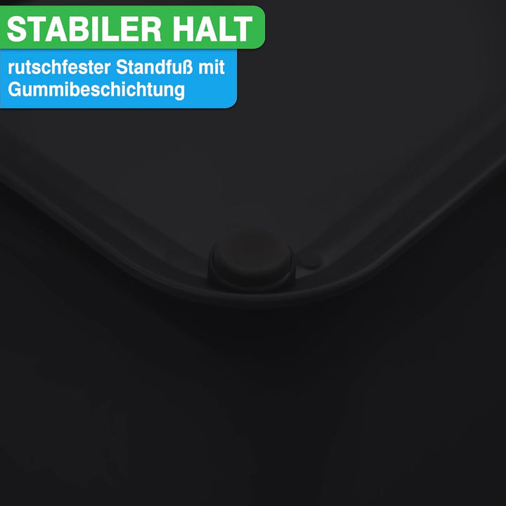 YourCasa Biomülleimer Küche 5L - Deckel mit Knopfdruck-Mechanismus- Komposteimer für alltäglichen Bi