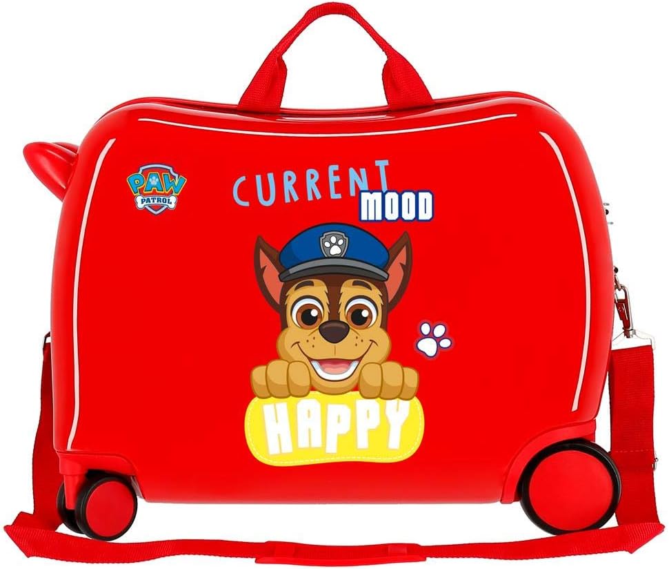 Paw Patrol Playful Kinder-Koffer Rot 50x39x20 cms Hartschalen ABS Kombinationsschloss 38L 2,1kgs 4 R