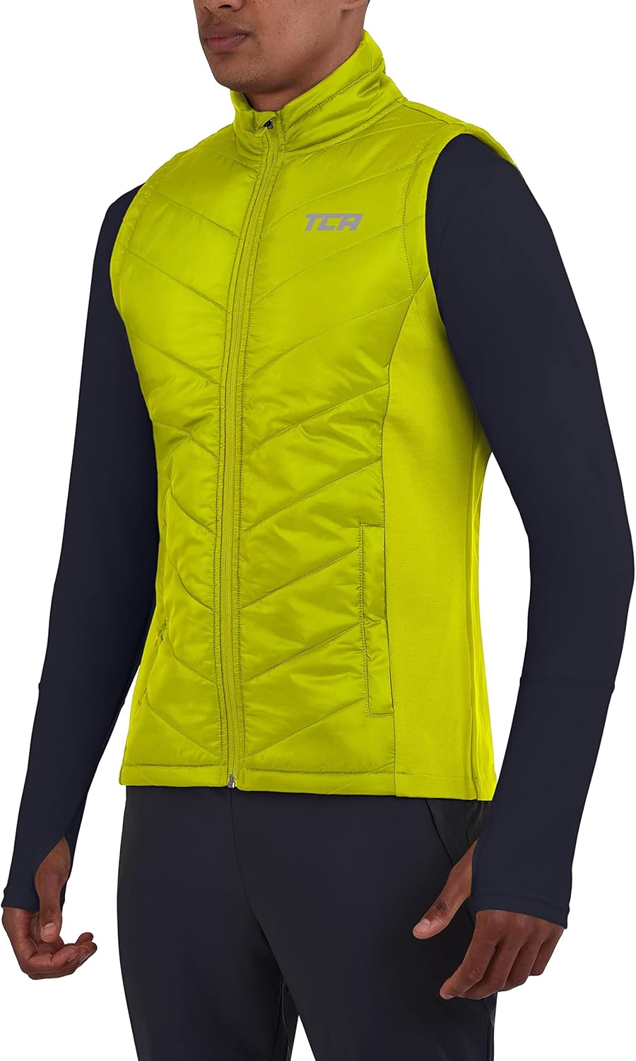 TCA Jungen Excel Runner Leichtgewichtige Thermowattierungsweste zum Wandern und Laufen mit Reissvers
