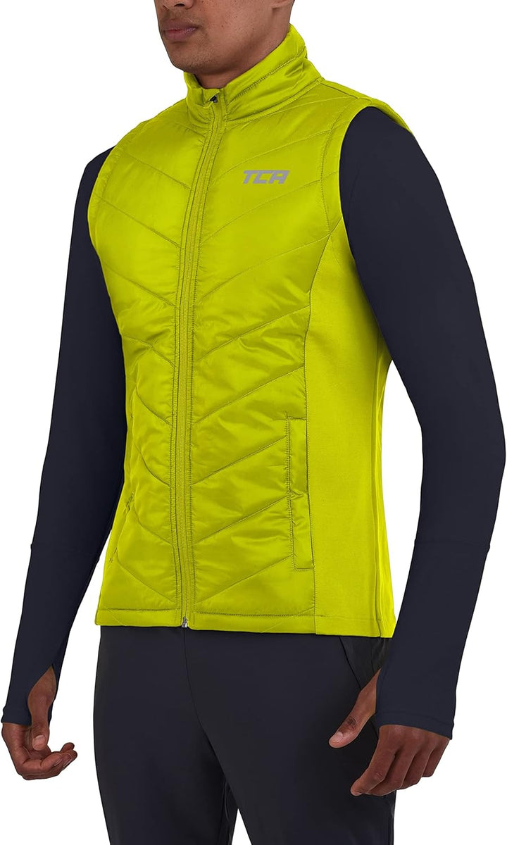 TCA Jungen Excel Runner Leichtgewichtige Thermowattierungsweste zum Wandern und Laufen mit Reissvers