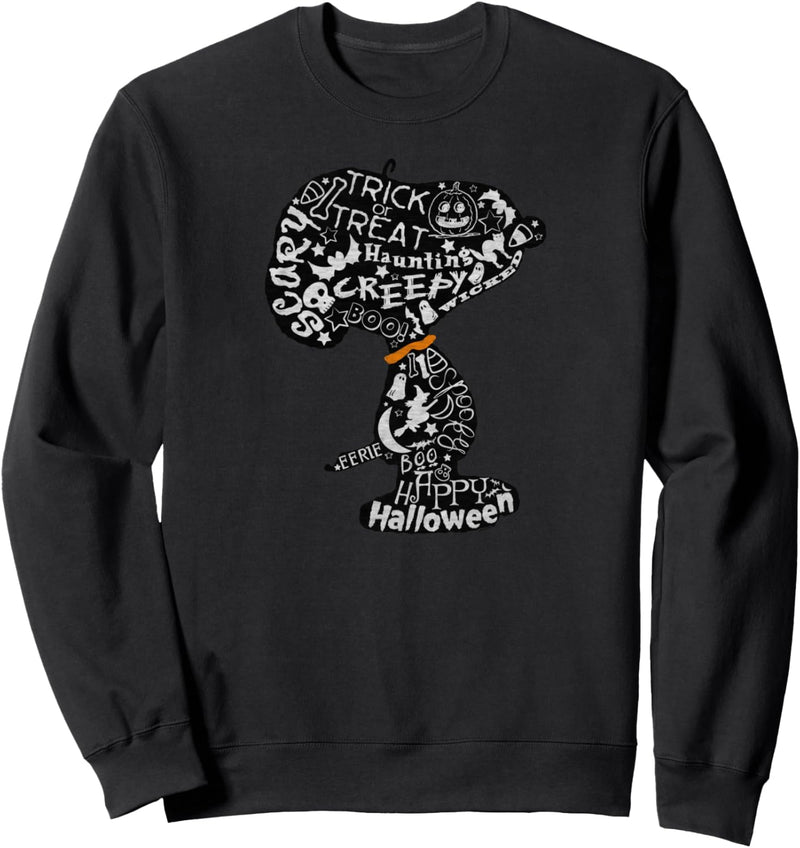 Peanuts Halloween Snoopy Silhouette Sweatshirt