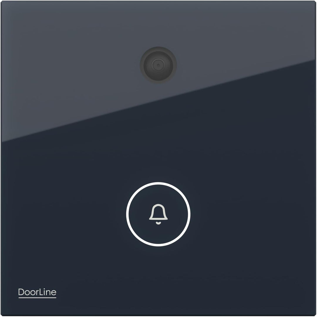 DoorLine Snap Farbe: Schwarz von Telegärtner Elektronik l die Türklingel mit Kamera I Bildübertragun