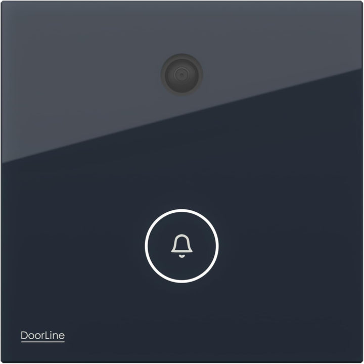 DoorLine Snap Farbe: Schwarz von Telegärtner Elektronik l die Türklingel mit Kamera I Bildübertragun
