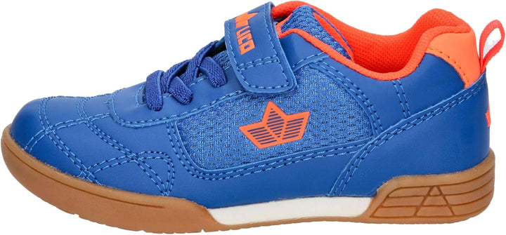 Lico Unisex Kinder Bernie V Hallenturnschuhe 26 EU Blau Orange, 26 EU Blau Orange