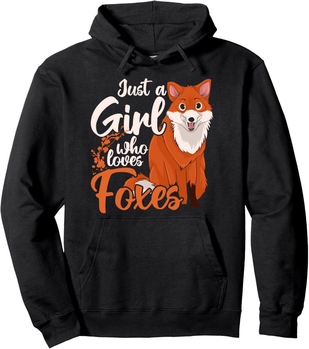 Waldbewohner Tierfreund Tier des Waldes Fuchs Mädchen Pullover Hoodie