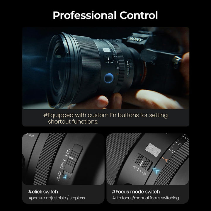 VILTROX AF 50 mm F1.4 Pro Kameraobjektiv für Sony FE Full Frame Autofokus Prime Objektiv