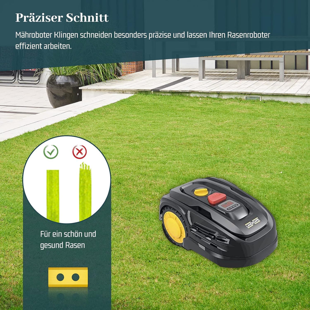 HAUSPROFI 60x Titan Mähroboter Messer Ersatzklingen Ultrascharfe Geeignet für alle Worx, LandXcape,