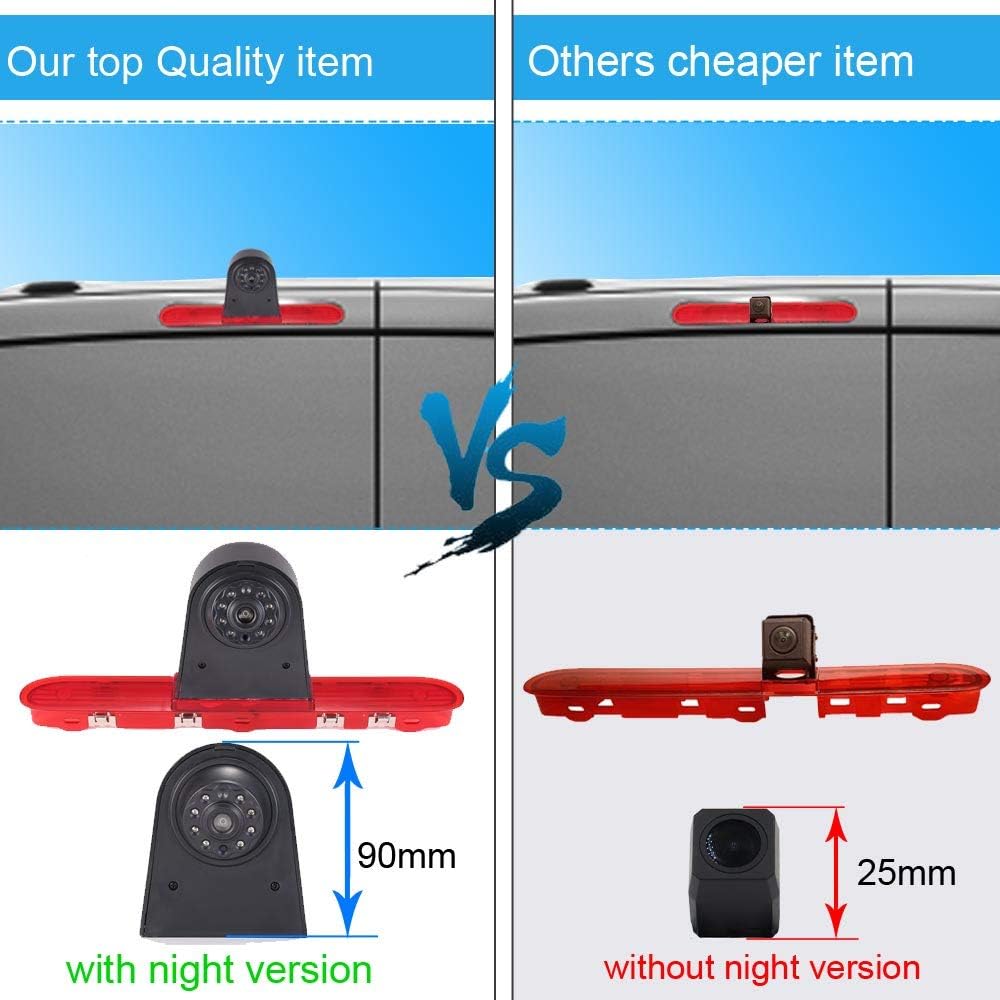Auto Bremsleuchte Rückfahrkamera für Citroen Dispatch/Toyota Proace/Peugeot Expert Traveller Van 3 T