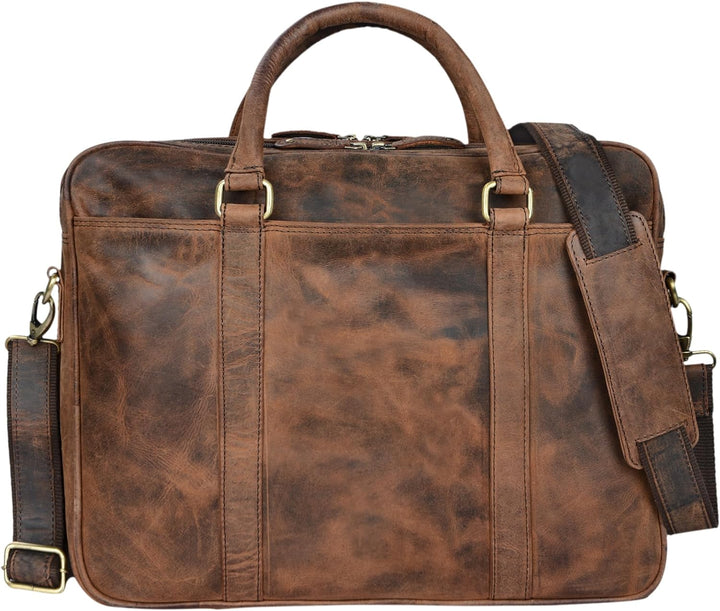 STILORD 'Dante' Business-Tasche Leder gross elegante Aktentasche Umhängetasche Laptoptasche 15.6 Zol