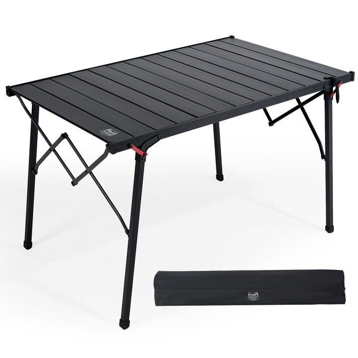 TIMBER RIDGE Campingtisch Klappbar Aluminium 112x70cm 100kg Traglast