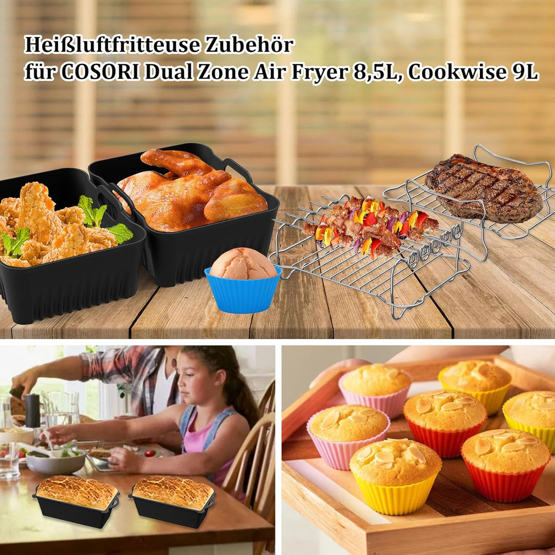 Heissluftfritteuse Zubehör für COSORI Kammern 8,5-liter Heissluftfritteuse | Airfryer Zubehör Access