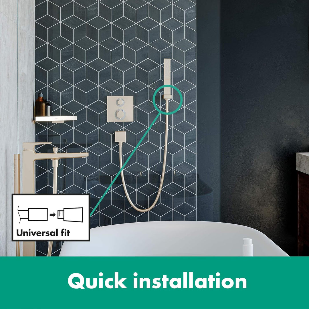 hansgrohe Isiflex - universal Duschschlauch 1,25m, mit Verdrehschutz, flexibler Brauseschlauch mit K