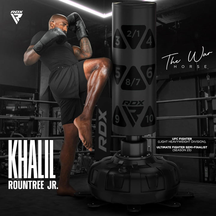 RDX 6FT 330LB Boxsack Stehend Erwachsene, Trainingshandschuhe und Überzug Set XXL Freistehender Stan