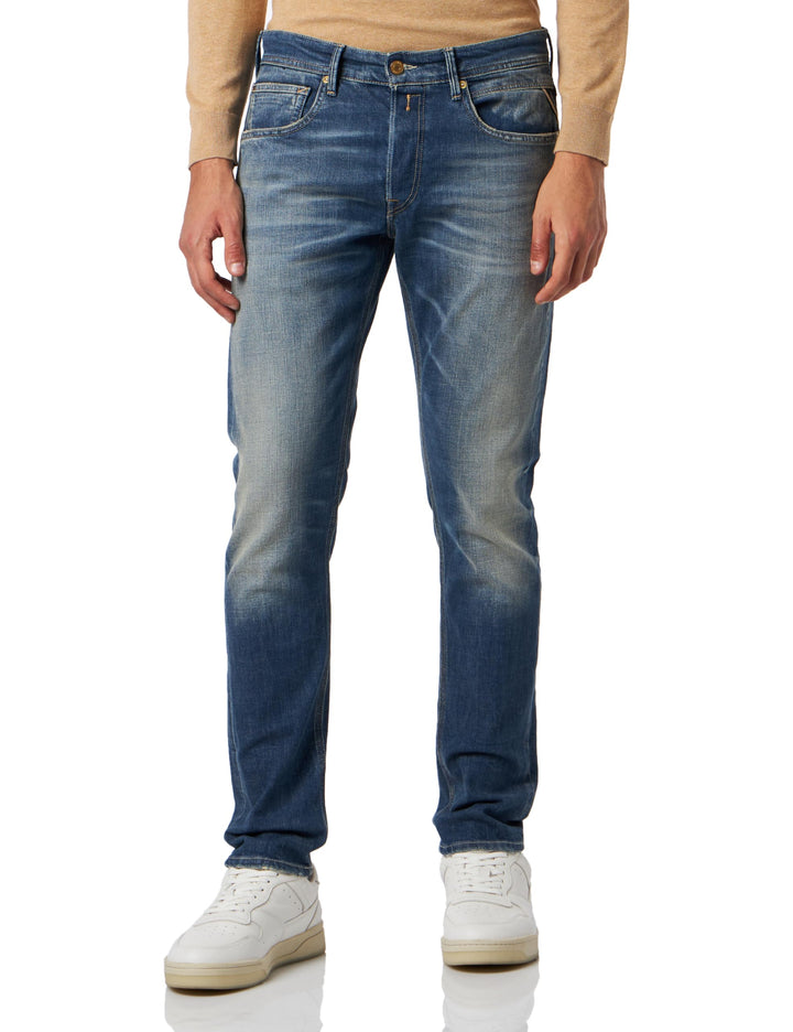Replay Herren Jeans Willbi Regular-Fit 29W / 34L Medium Blue 009-9, 29W / 34L Medium Blue 009-9