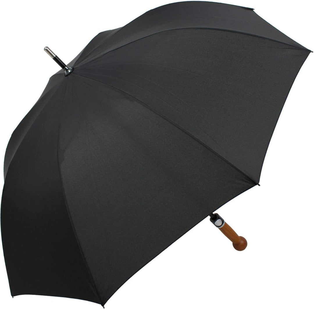 iX-brella Stützschirm Selbstverteidigungsschirm extrem stabil (schwarz), schwarz