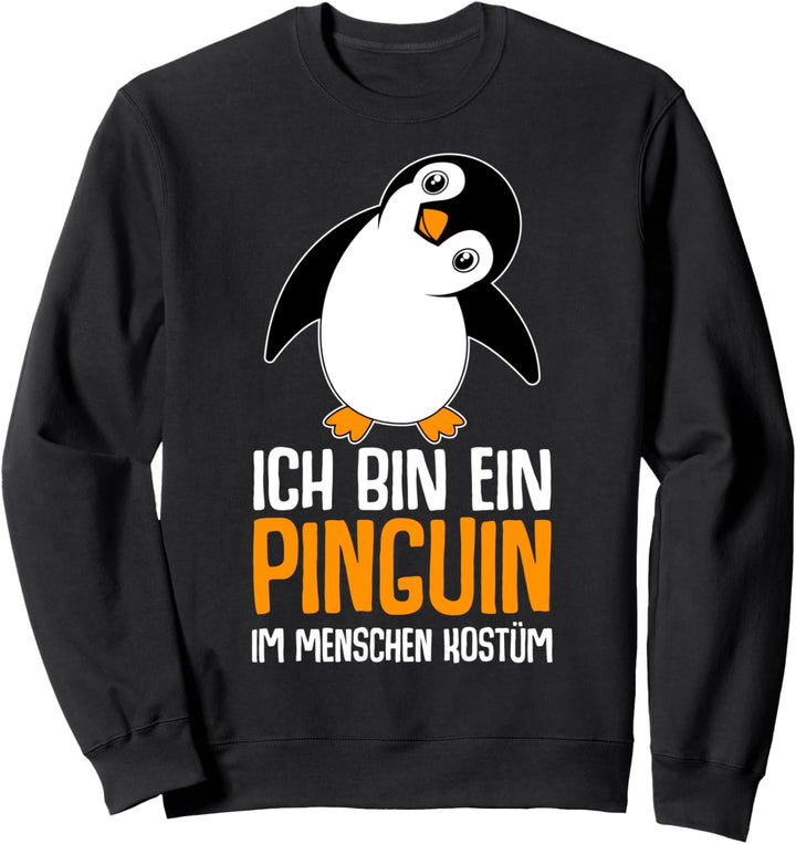 Pinguin Köstüm Penguin Kinder Mädchen Jungen Damen Sweatshirt