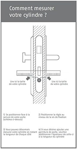 ABUS EC-SNP 45006 Türzylinder Für Aussentüren/Wohnungstüren, silber 40/45 mm, 40/45 mm