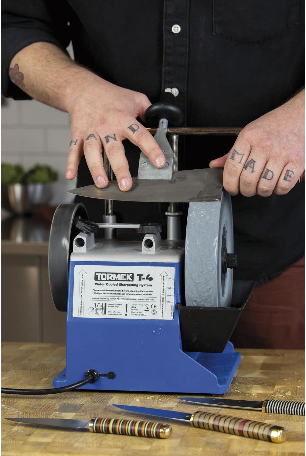 Tormek T4 Nassschleifmaschine Schärfsystem Schleifmaschine 421355